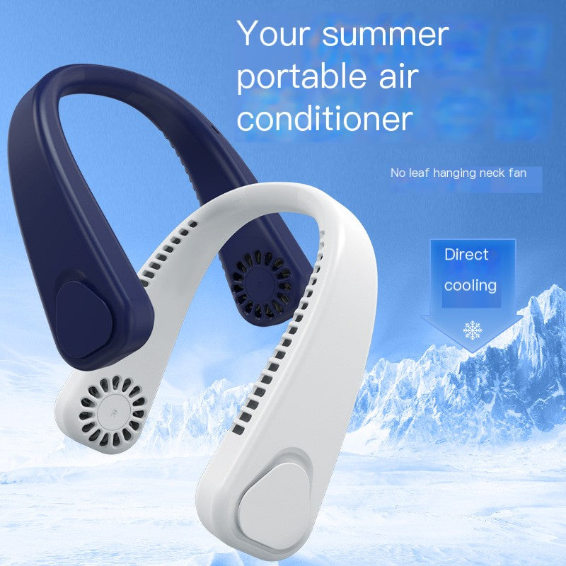 Leafless Portable Neck Fan - Silent Design